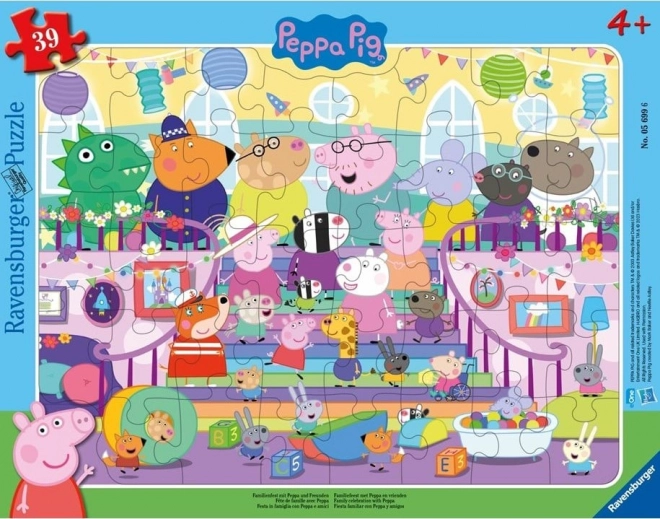 Ravensburger puzle Cūciņa Pepa 39 gabaliņi