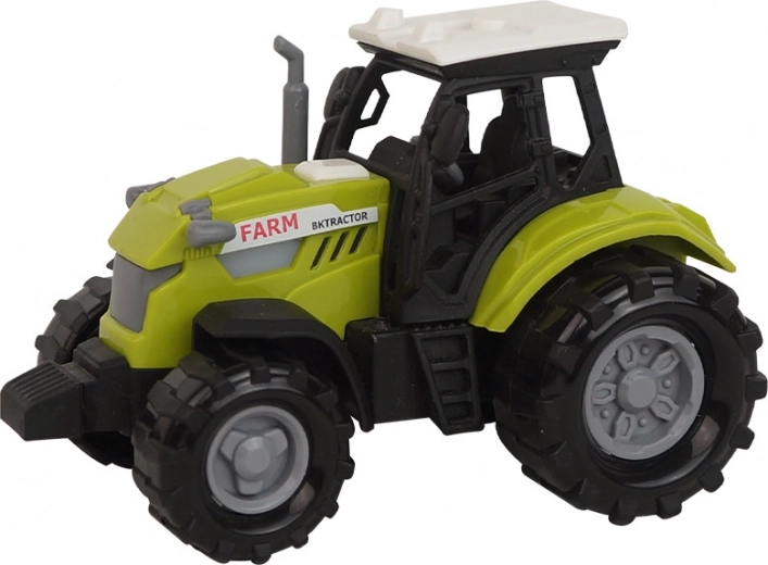 Traktors ar skaņām un gaismām Sparkys, zaļi-sarkans