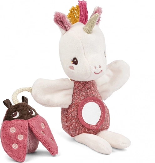 Lilliputiens hand puppet Unicorn Lena with activities