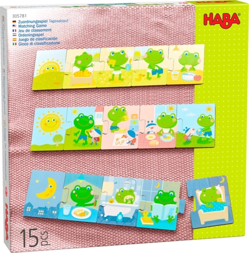 Haba koka puzles “Vardītes diena” 3×5 detaļas