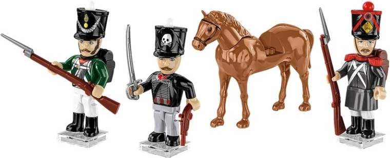 Hussar on horseback and on foot