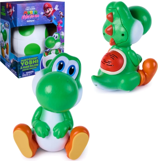 Spin Master Super Mario Galaxy Hatchin’ Yoshi interaktīva figūriņa oliņā - 1 gab.