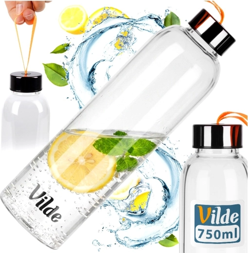 Durable borosilicate glass for cold and warmer drinks