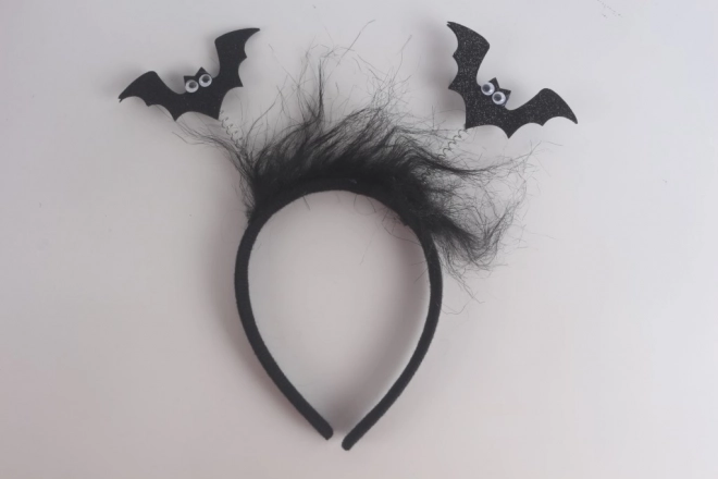 Headband with Bats and Feathers