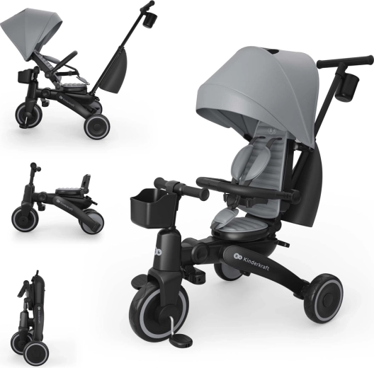 Kinderkraft trīsritenis Jazz 3 grey