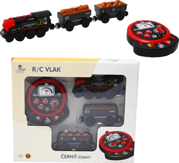 Babu R/C steam train – black
