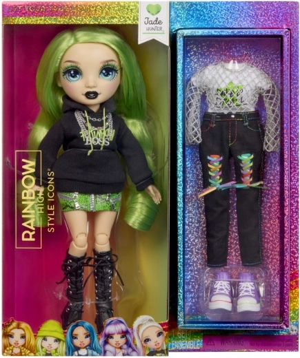 Rainbow High modes lelle Jade Hunter ar 2 tērpiem
