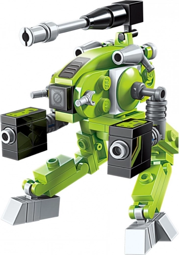 Darbības robots ar lielgabalu