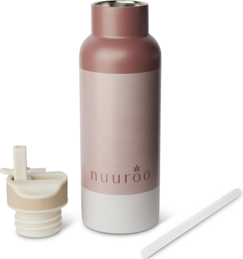 NuuRoo Conrad nerūsējošā tērauda pudele 500 ml rozā miks - 1 gab.