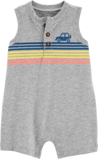 Carter's vasaras kombinezons Multi Stripes zēnam 3 m – 3m