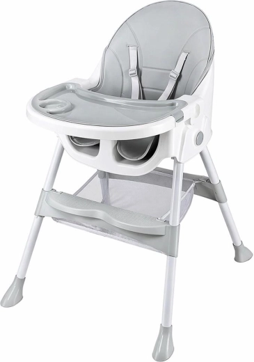 Ēdamkrēsliņš BABY MIX Nora, dusty grey