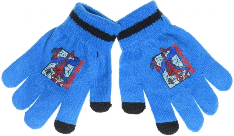Ziemas bērnu skārienjūtīgie cimdi Spiderman - 1 gabals