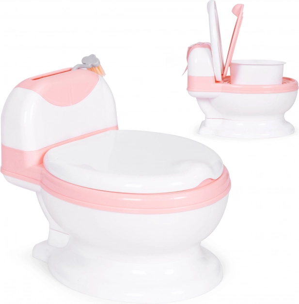 Bērnu podiņš WC formā ar izņemamu ieliktni un vāku ECOTOYS