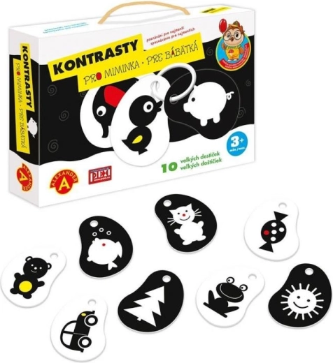 Alexander Contrasts – black-and-white stimulating cards for babies