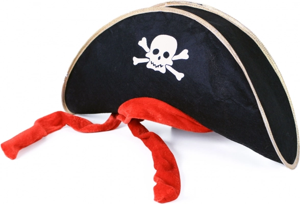 Pirate Captain Hat with Ribbon