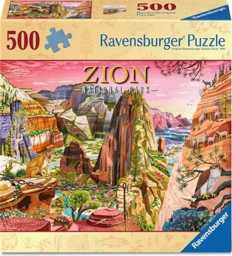 Ravensburger Puzzle Zion National Park 500 Pieces
