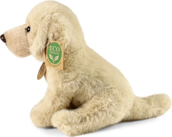 Realistic sitting dog