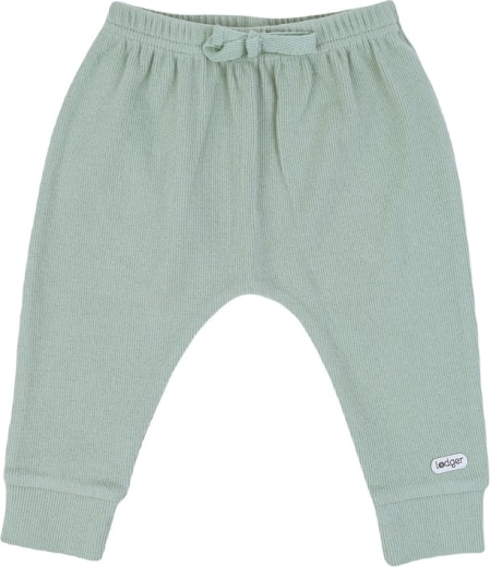 Lodger bērnu siltās bikses jogger nomad rib silt green, izm. 56