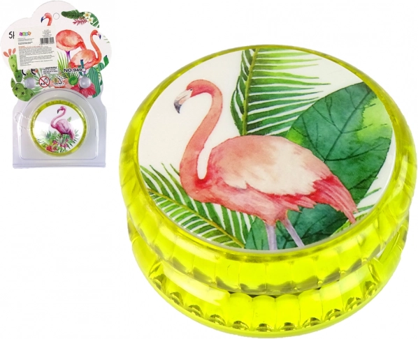 Jojo ar flamingo motīvu – dzeltens