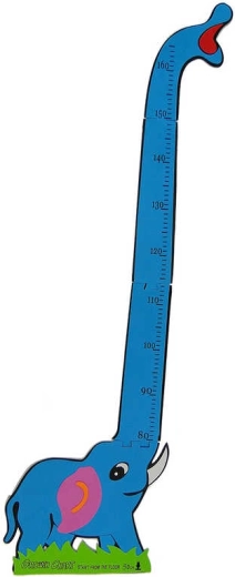 Putupolistirola sienas bērnu auguma mērītājs ar dzīvniekiem 70–160 cm, pašlīmējošs – 1 gab.