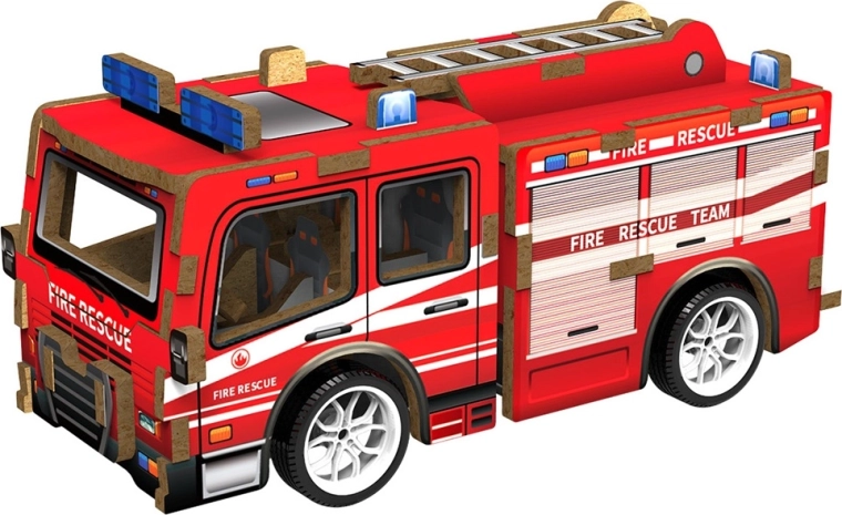 2Kids Toys 3D koka puzle ugunsdzēsēju automašīna