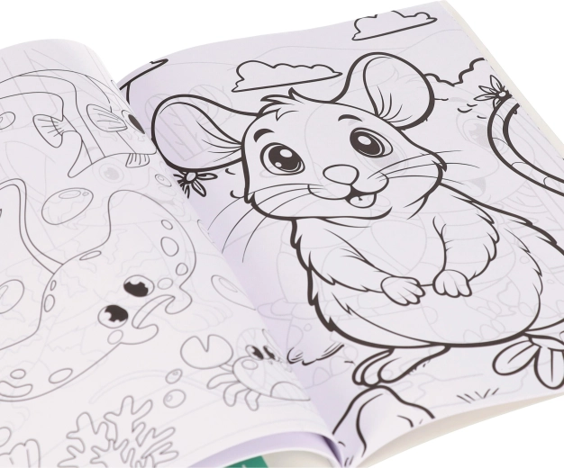 Bold outlines for easy coloring