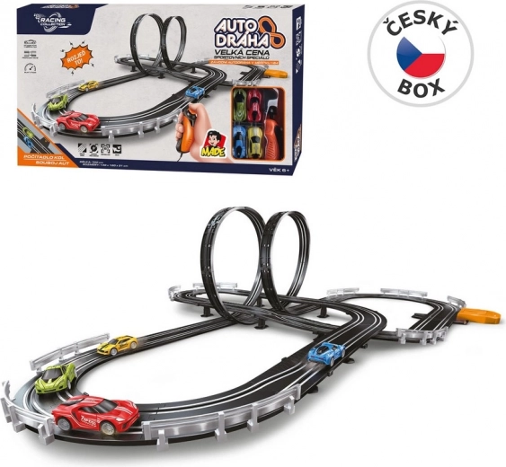 Autodroma ar cilpām, 700 cm