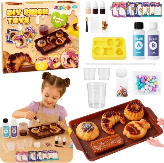 Radošs DIY komplekts squishy spiežamo saldumu izgatavošanai