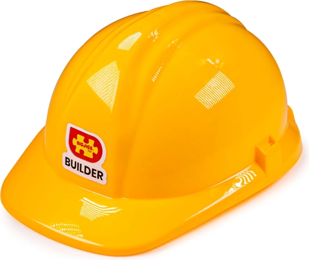 Bērnu celtnieka ķivere BIGJIGS TOYS