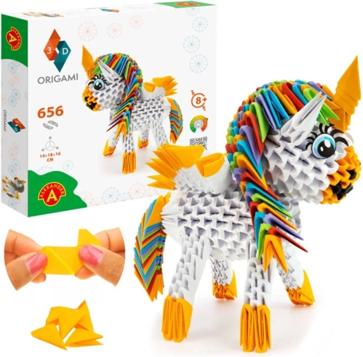 ALEXANDER 3D origami – vienradzis, 656 detaļas