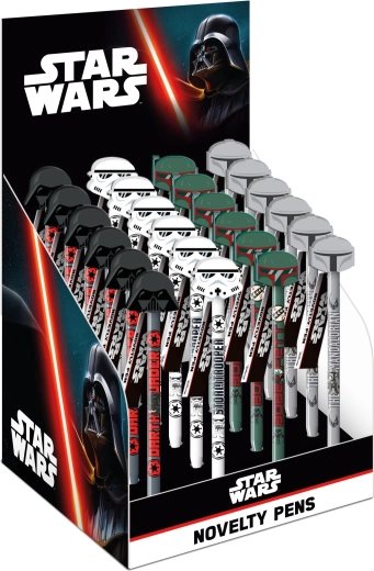 Star Wars pens with toppers