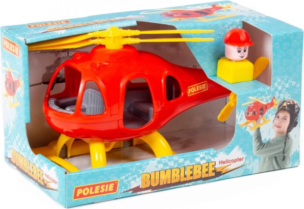 Rotaļlietu helikopters "Kamenis" POLESIE – Sarkanīgi dzeltens