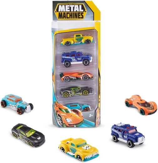 ZURU Metal Machines sacīkšu automašīnu komplekts, 5 gab. (dažādi veidi)