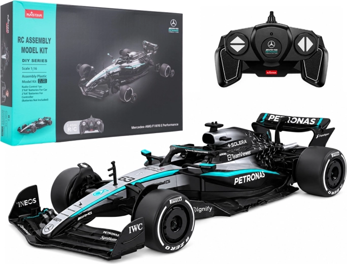 Tālvadības konstruktoru modelis Mercedes-AMG F1 W16 E Performance RASTAR mērogā 1:16