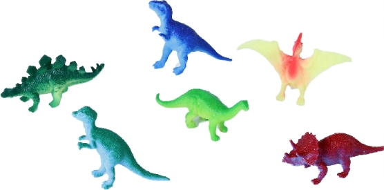 Dinosaur Set 6 pcs on Blister