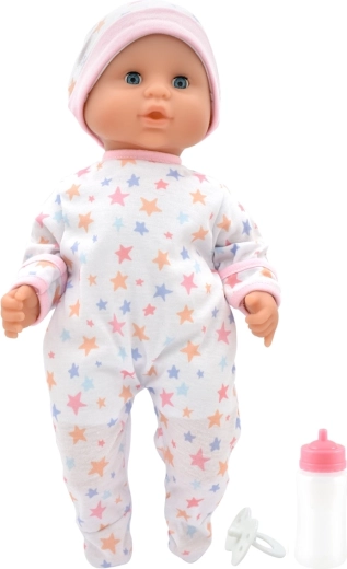 Dolls World lelle Baby Joy baltā 38 cm