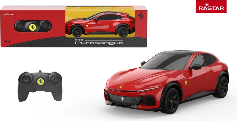 RC auto Ferrari Purosangue 1:24 sarkans Rastar