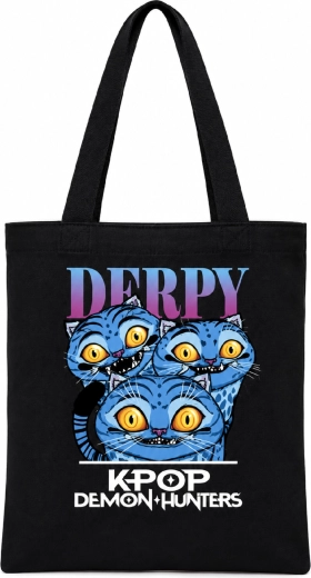 Iepirkumu soma K-Pop Demon Hunters Derpy melna