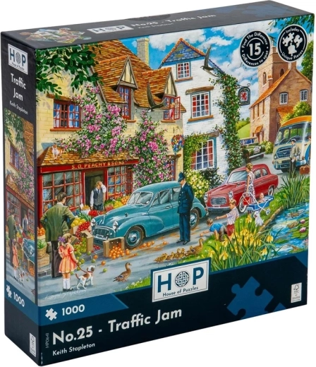 House of Puzzles Satiksmes sastrēgums puzle ar 1000 gabaliņiem