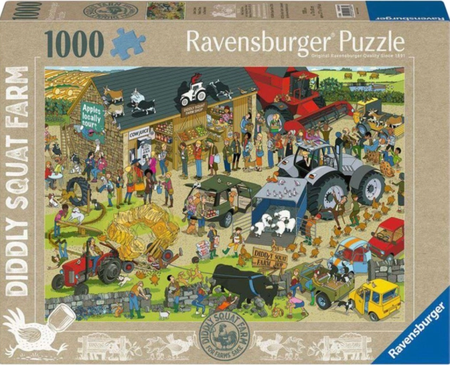 Ravensburger puzle Ferma Diddly Squat Shop 1000 gabaliņu