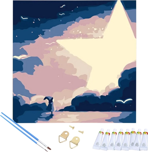 Pilns gleznošanas komplekts, gatavs lietošanai