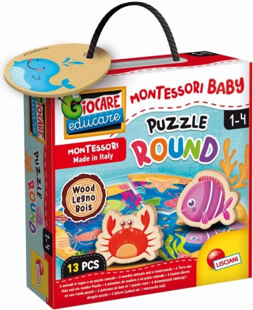 Montessori koka puzle aplis