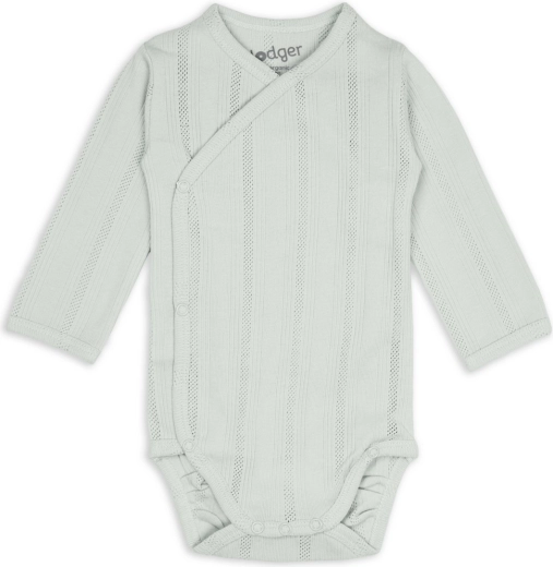 Lodger long-sleeve bodysuit pointelle silk, size 62