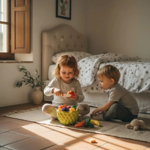 Colorful set for creative play