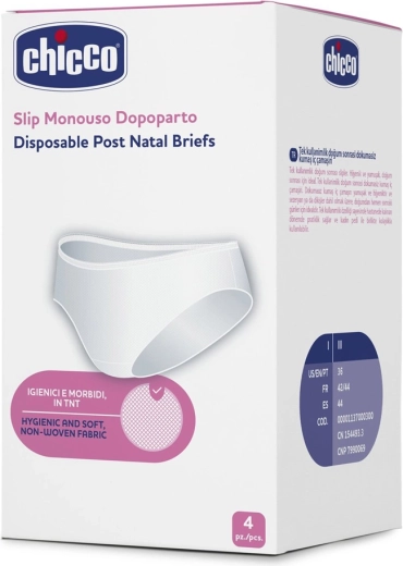 Chicco vienreizlietojamās pēcdzemdību biksītes, izm. L, 4 gab.