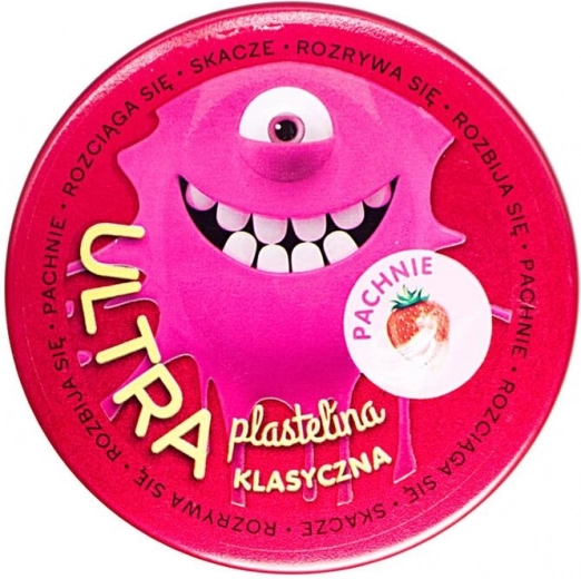 Ultra scented modeling clay pink with strawberry scent
