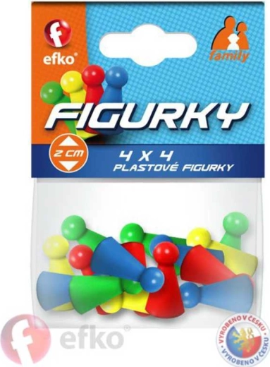 EFKO Family krāsainas figūriņas galda spēlēm (16 gab.)