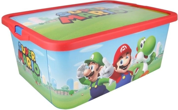 Uzglabāšanas kaste ar vāku Super Mario