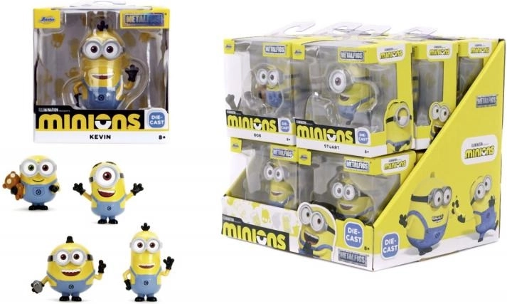 Metal collectible figurine MINIONS 6.5 cm – Bob, Stuart, Kevin or Otto