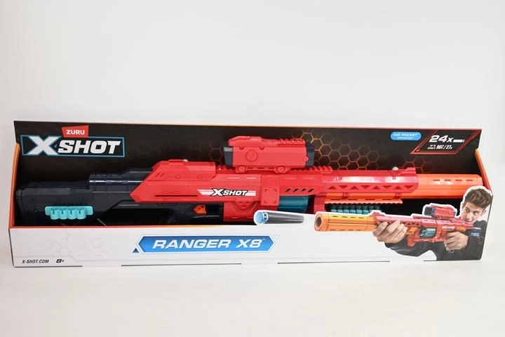 X-Shot Excel Ranger X8 blasteris putu šautriņām